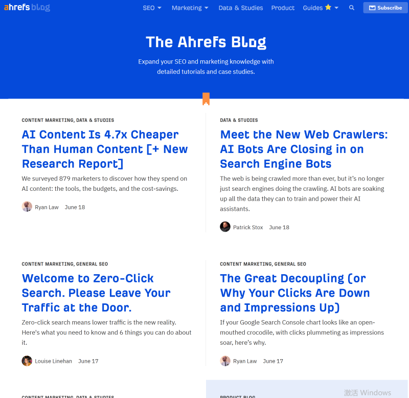 Ahrefs Blog