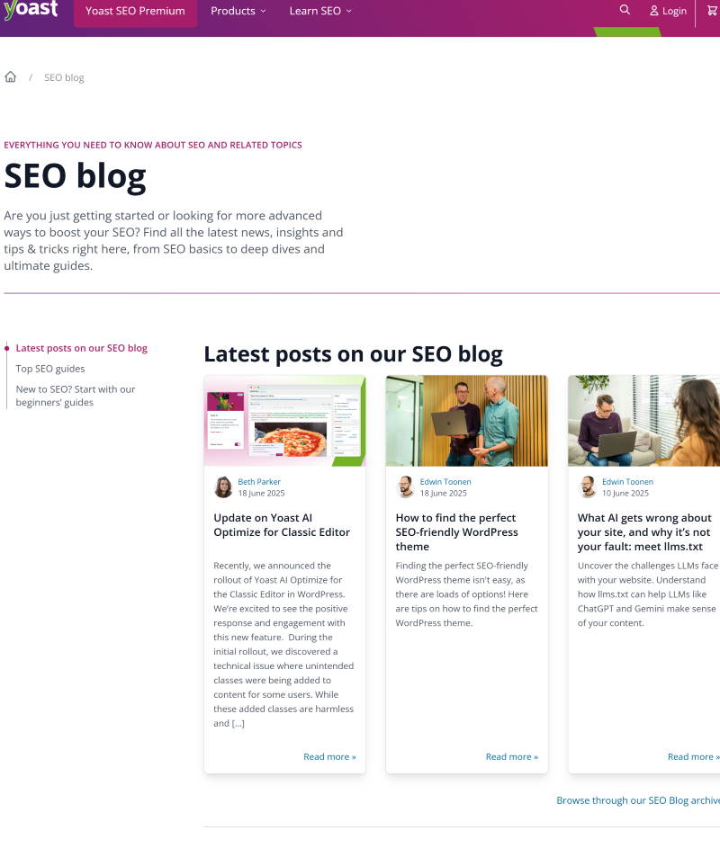 Yoast SEO Blog