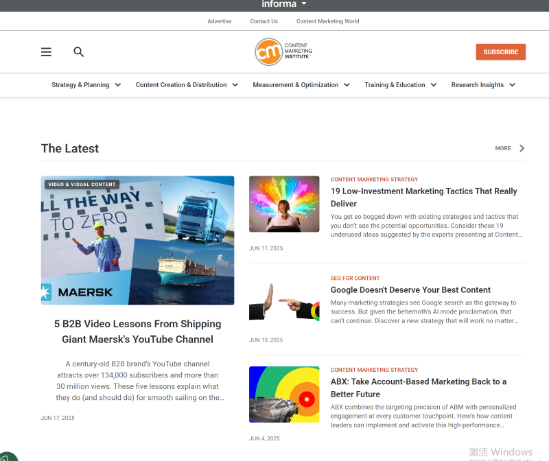 Content Marketing Institute Blog